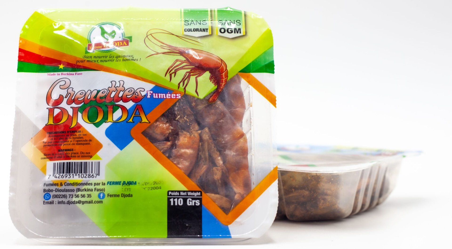 Crevettes fumée 110g
